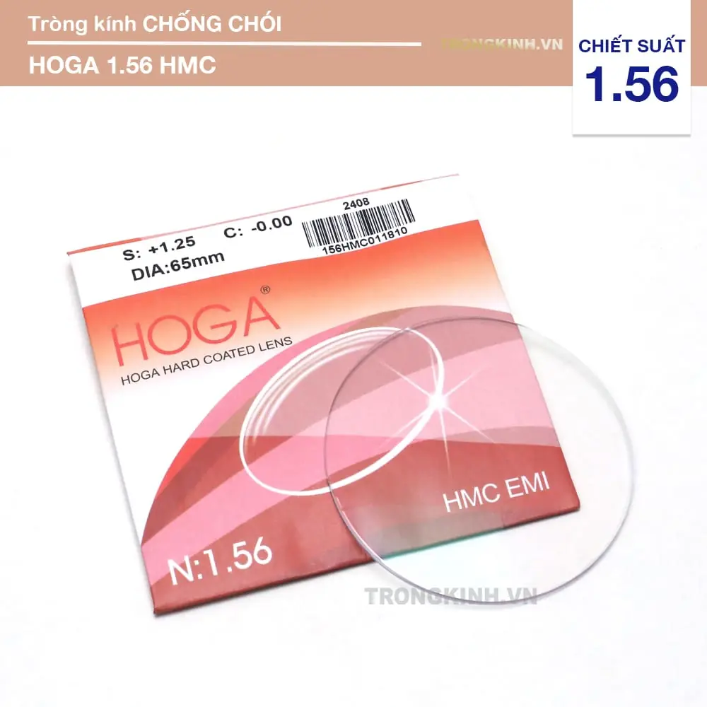 Tròng kính Chống Tia UV, Tia Cực Tím Giá Tốt Hoga HMC 1.56