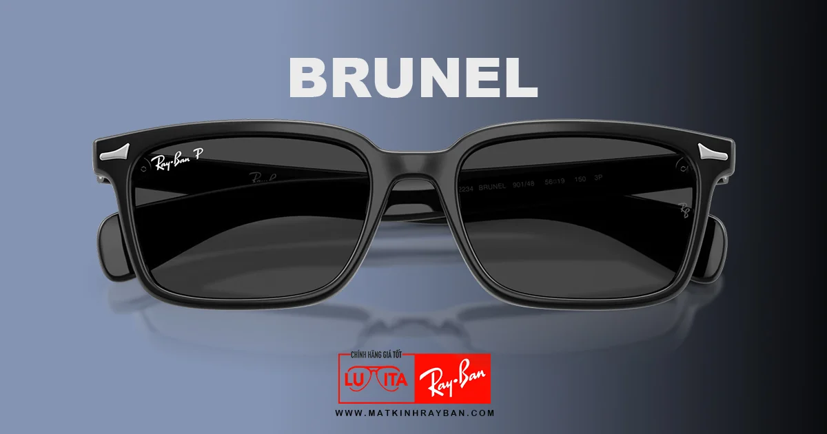 Bộ sưu tập mắt kính RayBan BRUNEL lấy cảm hứng từ phong cách retro với vẻ ngoài thanh lịch