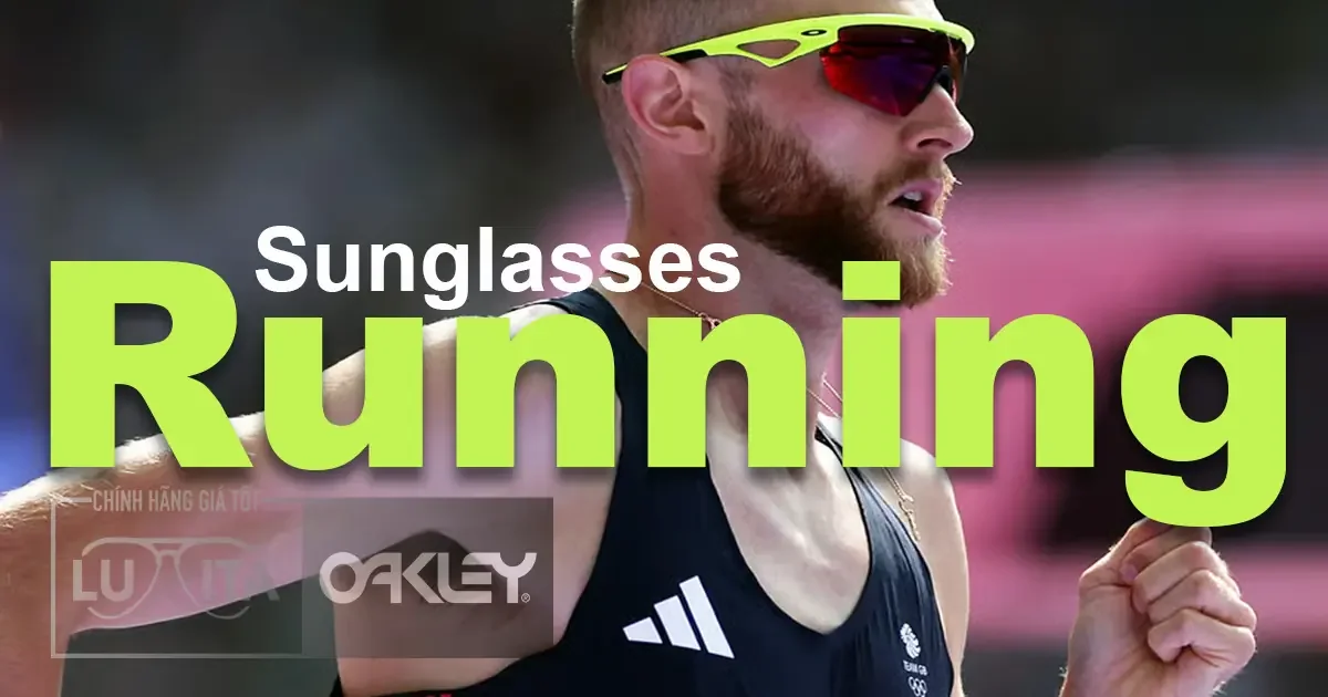 Kính chạy bộ Oakley bảo vệ mắt khỏi tia UV, gió, bụi và giảm chói sáng khi tập luyện ngoài trời