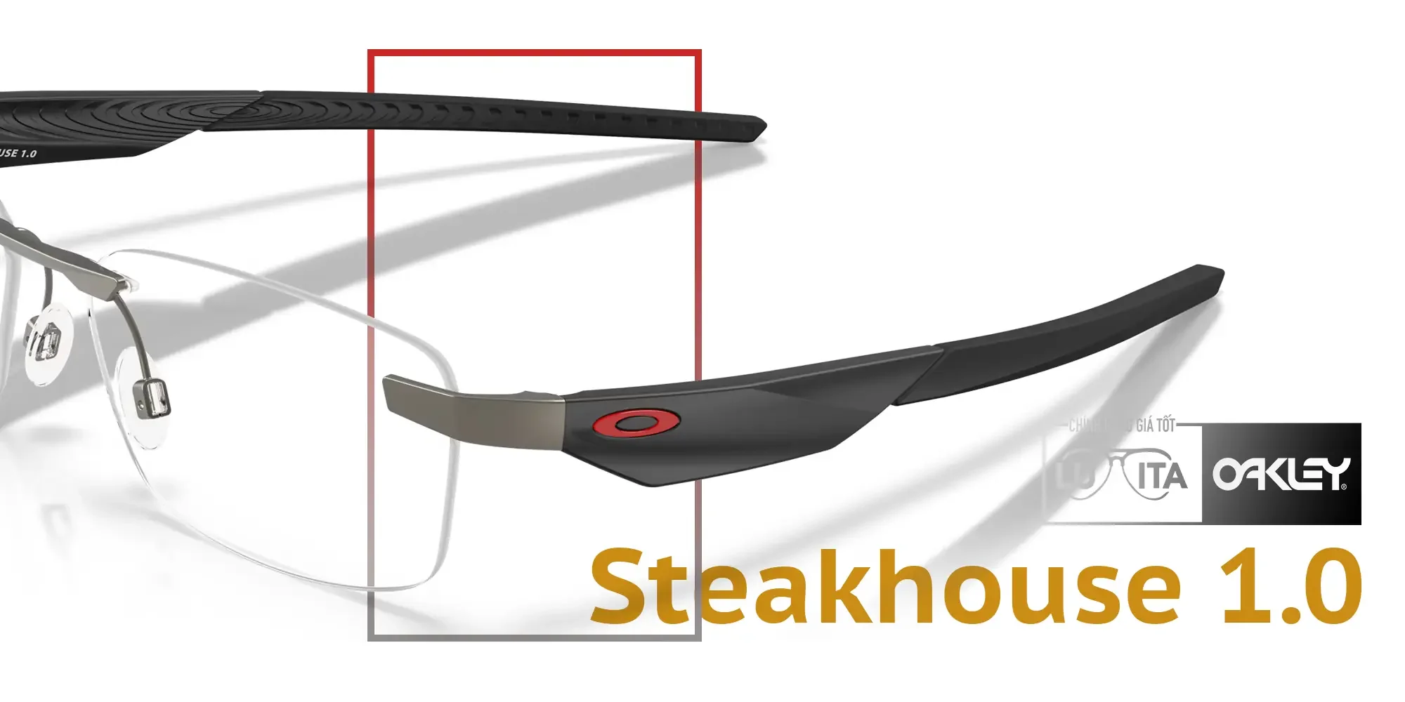 Gọng kính bắt ốc thể thao Oakley Steakhouse 1.0 OX3126 vô cùng chắc chắn