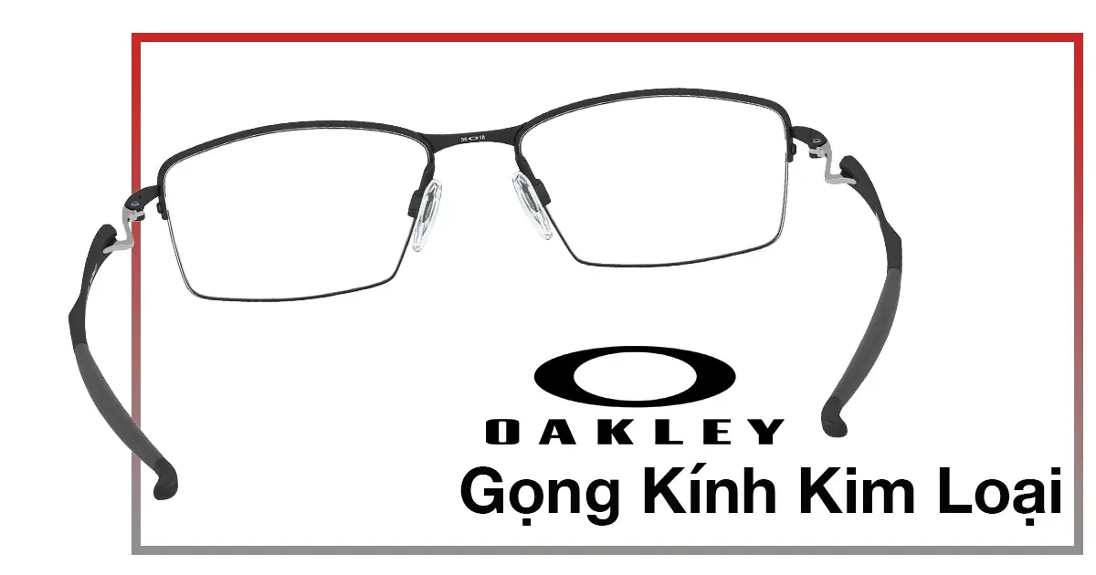 Gọng kính cận kim loại thể thao của Oakley