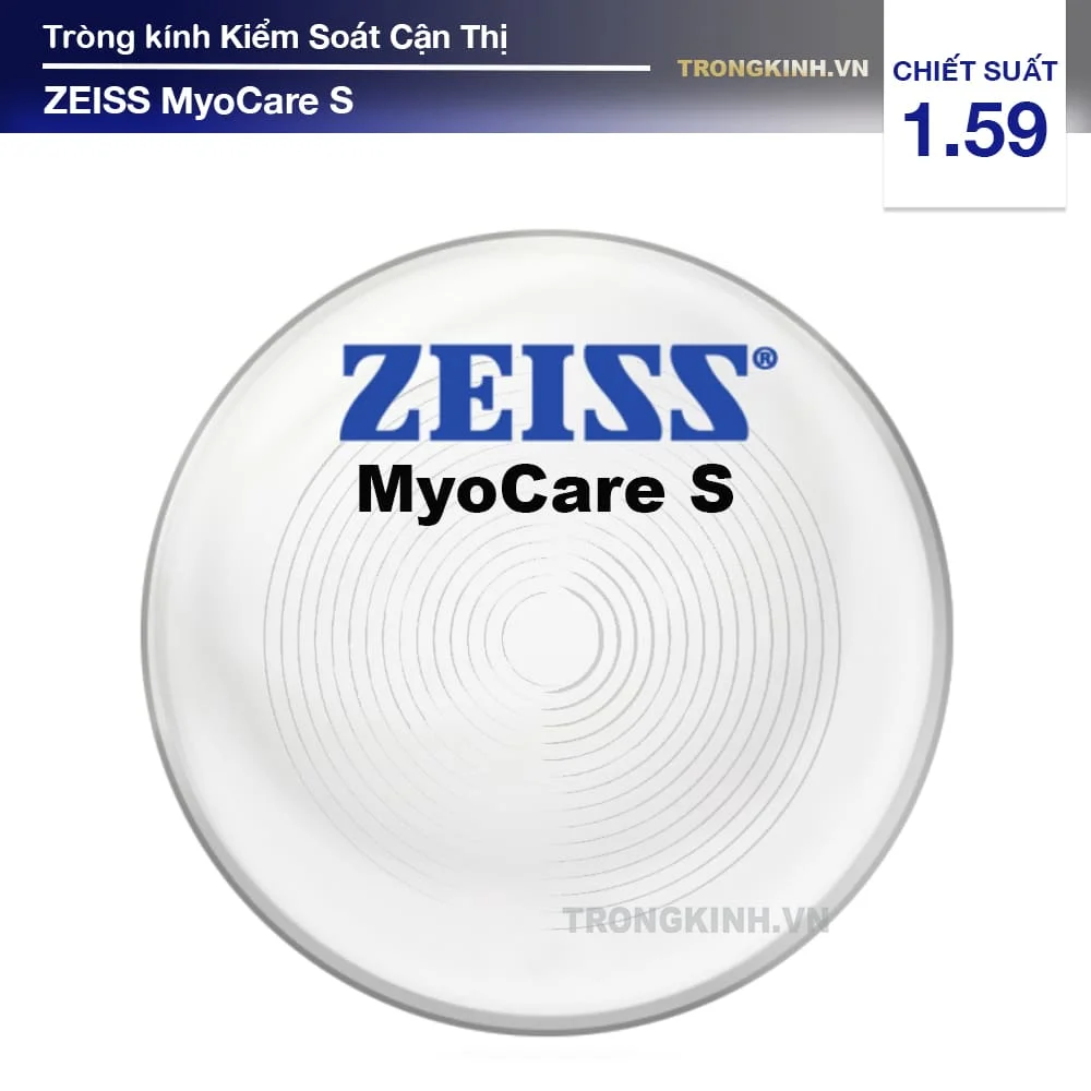 Tròng kính hạn chế tăng độ cho Trẻ em ZEISS MyoCare S 1.59
