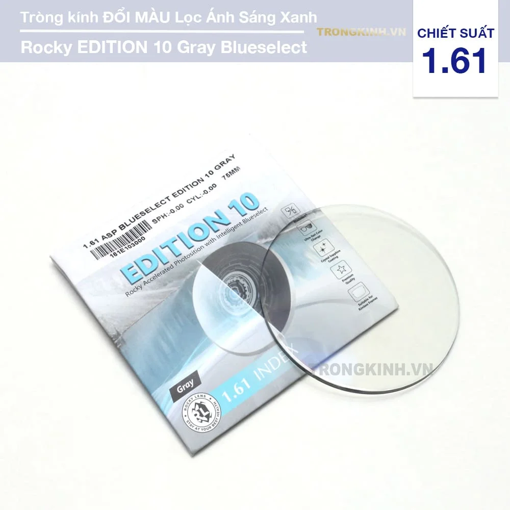 Tròng kính đổi màu Rocky Edition 10 Gray
