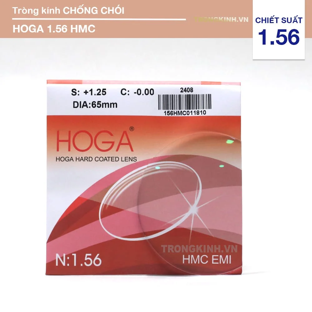 Tròng kính Chống Tia UV, Tia Cực Tím Giá Tốt Hoga HMC 1.56