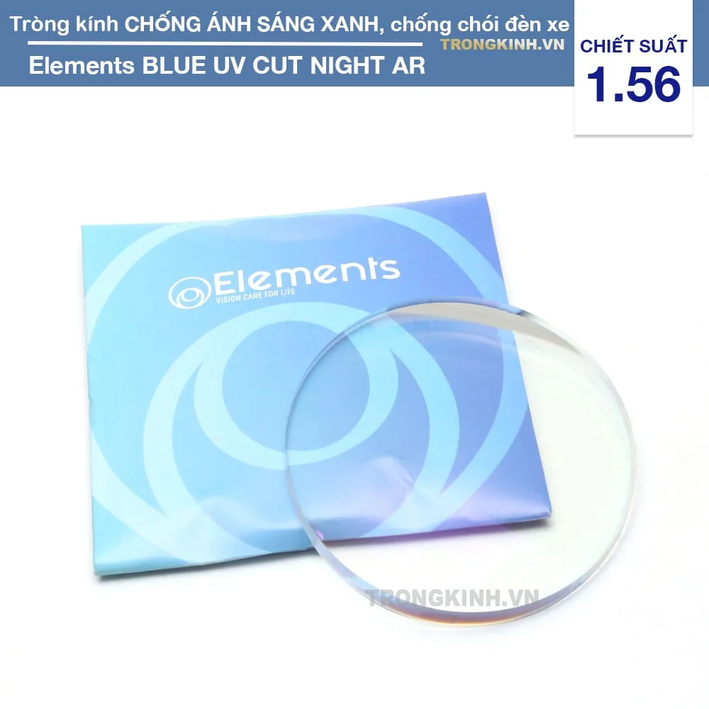 Tròng kính Chống Ánh Sáng Xanh BLUE UV CUT NIGHT AR